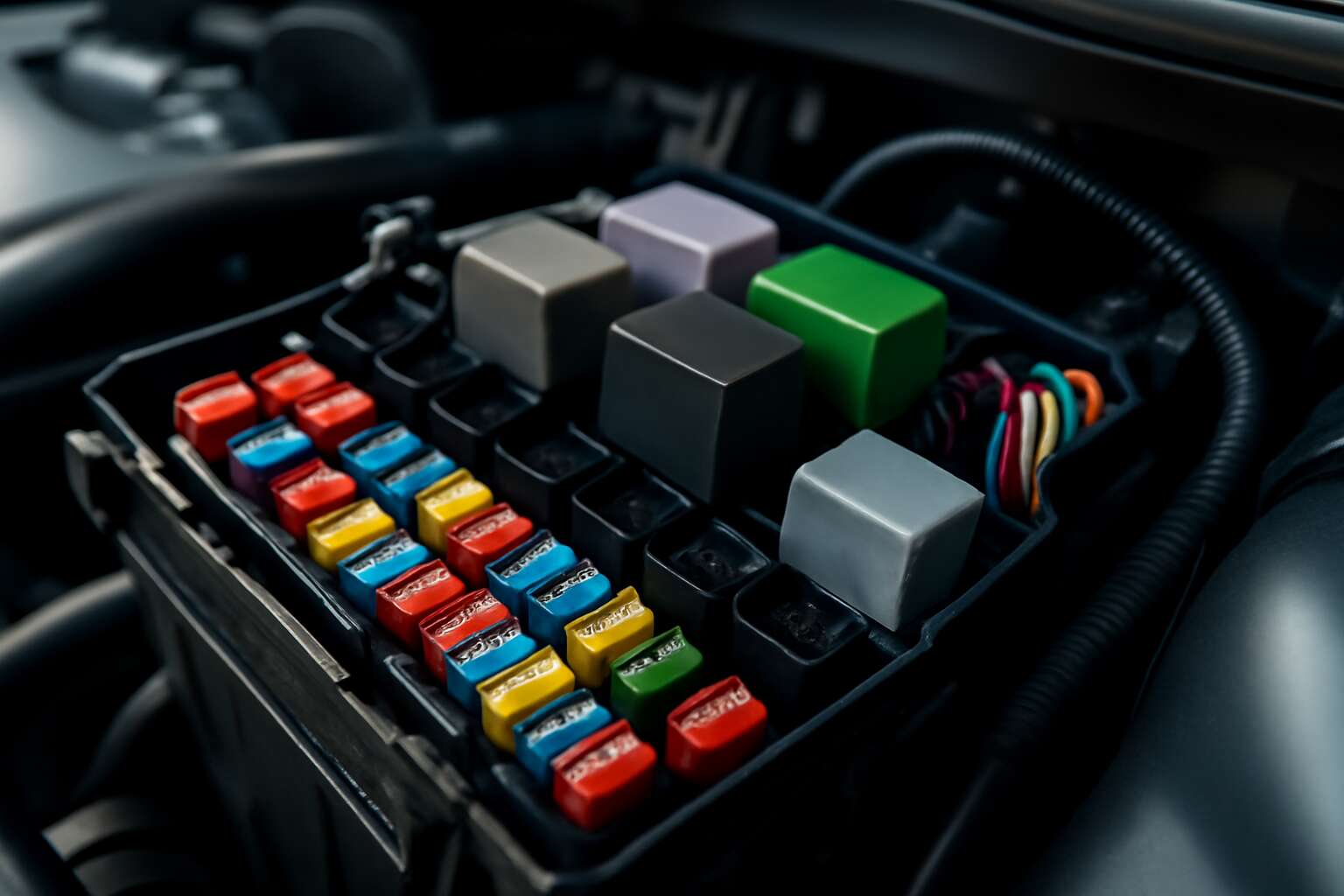 auto electrical fuse box